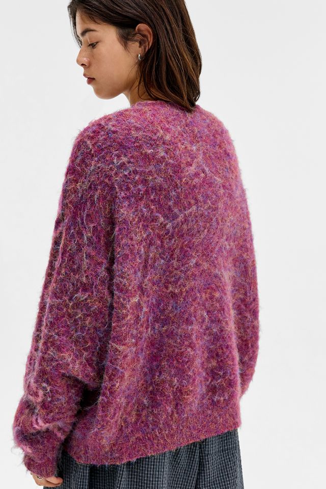 iets frans... Graffiti Gebürsteter Strickpullover #3