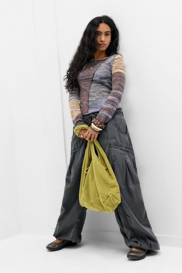 UO Spacedye Whipstitch Asymmetric Knit Jumper #2