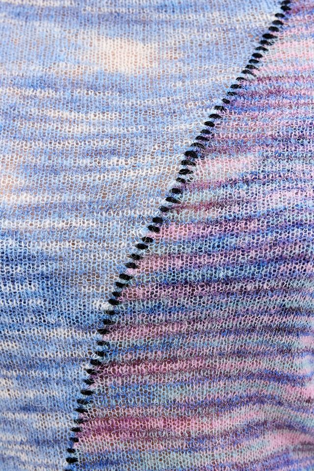 UO Spacedye Whipstitch Asymmetric Knit Jumper #4