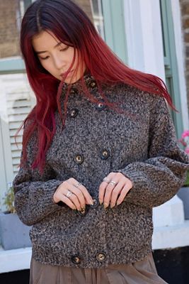 Cardigan croisé à col cheminée Duffy BDG