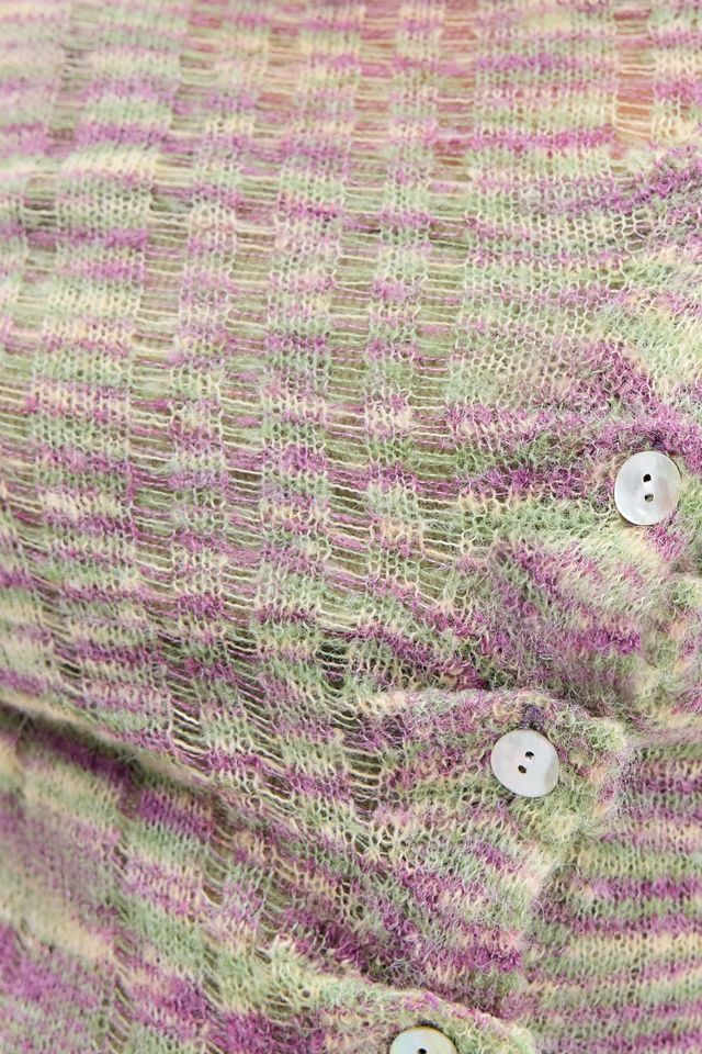BDG Lumi Spacedye Asymmetrischer Strickpullover mit Knopfleiste #2