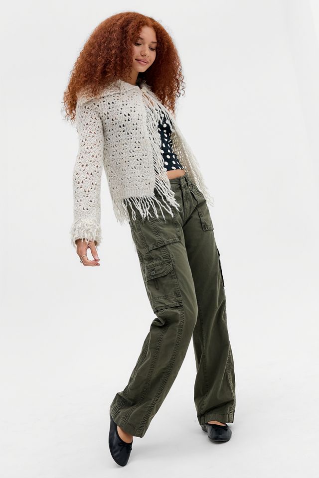 UO Pia Fringed Cardigan #1