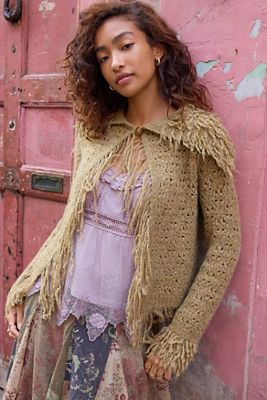UO Pia Fringed Cardigan