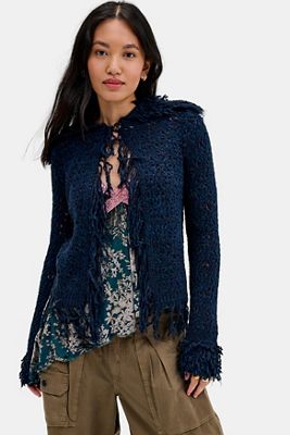 UO Pia Fringed Cardigan