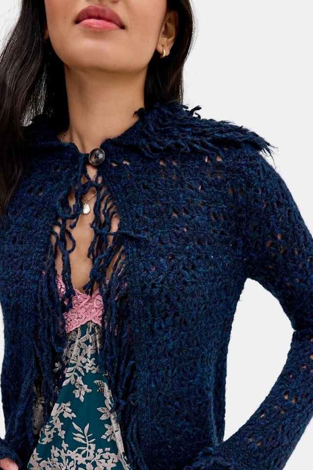 UO Pia Fringed Cardigan #3