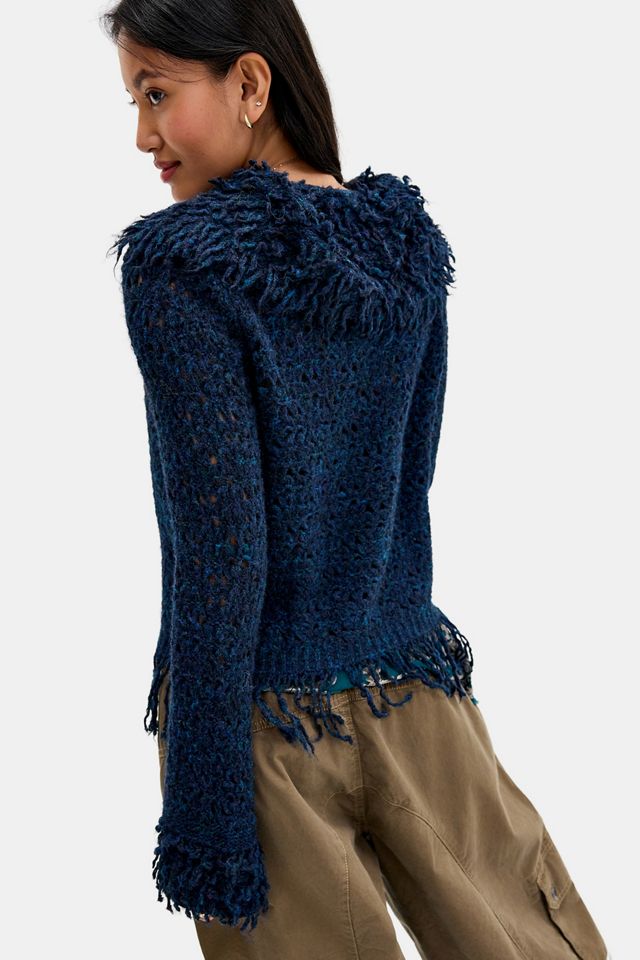 UO Pia Fringed Cardigan #4