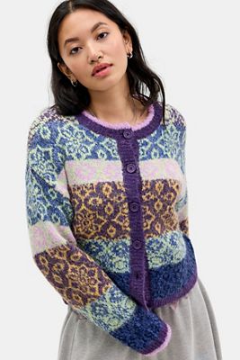 Kimchi Blue Fair Isle Muster Strickjacke