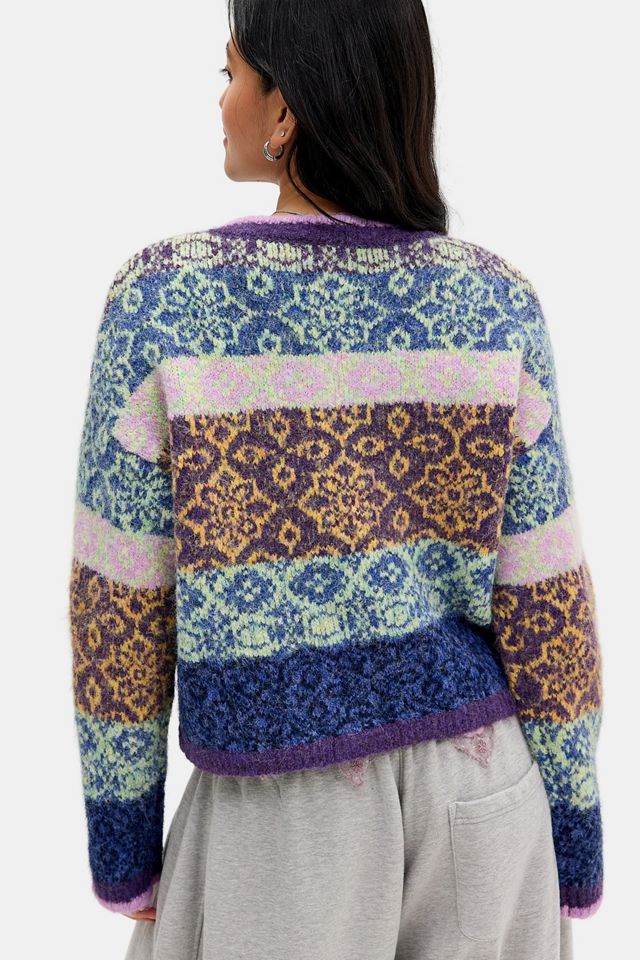 Kimchi Blue Fair Isle Muster Strickjacke #3