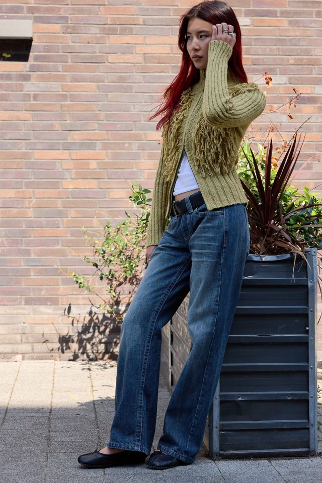 UO Fringed Track Top #1