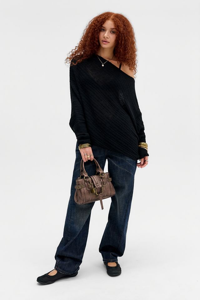 UO Sidney Sheer Poncho Top #1