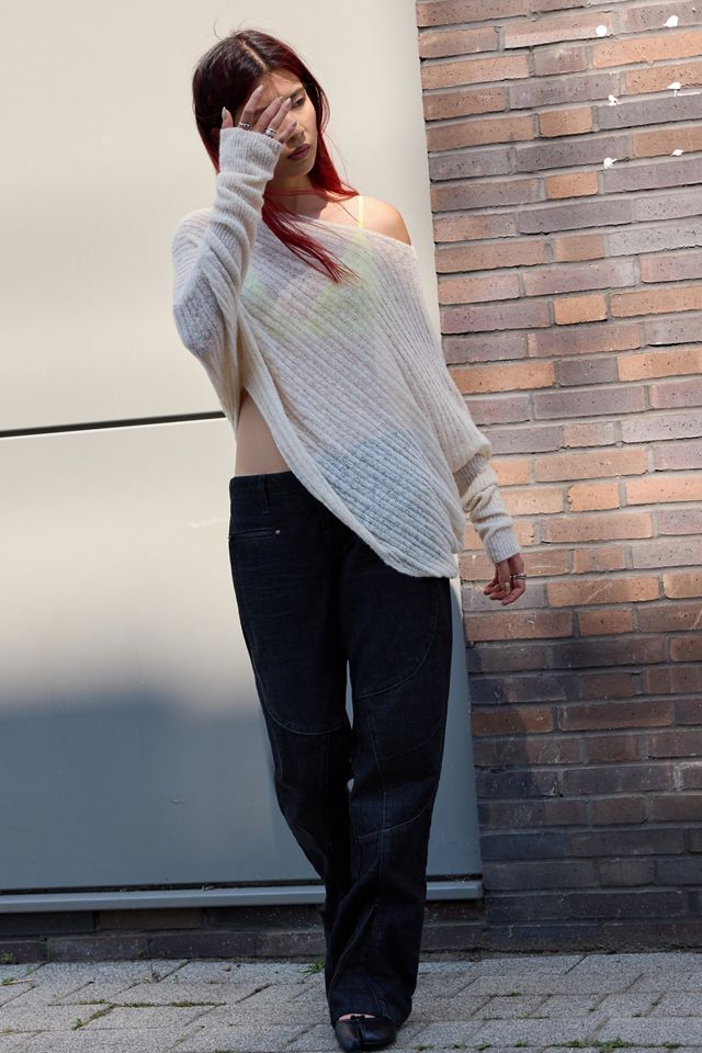 UO Sidney Sheer Poncho Top #1