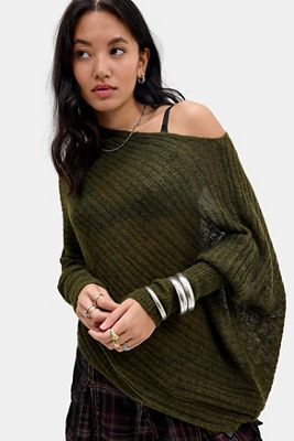 Haut poncho transparent UO Sidney