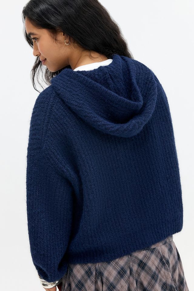 UO Indi Hooded Ribbed Cardigan #4