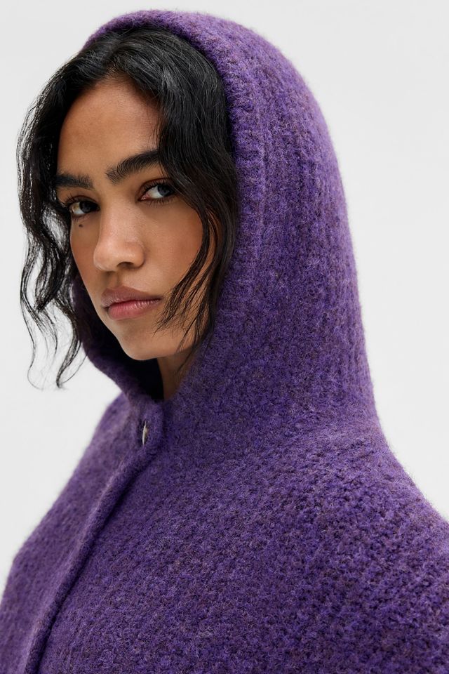 UO Indi Kapuzen-Rippstrick-Strickjacke #3