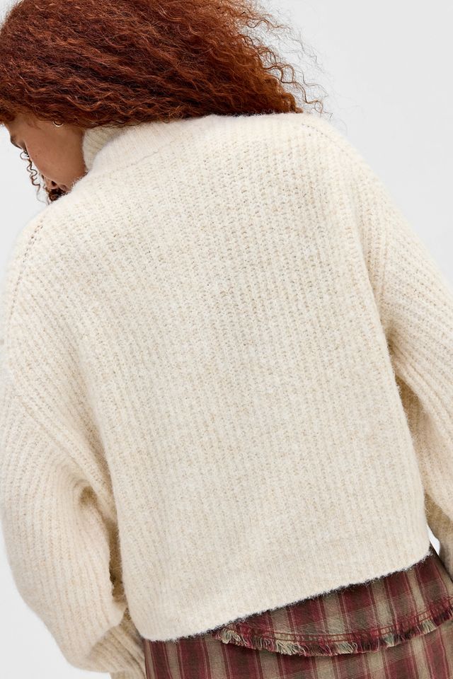 Cardigan zippé à col entonnoir UO Finn #2