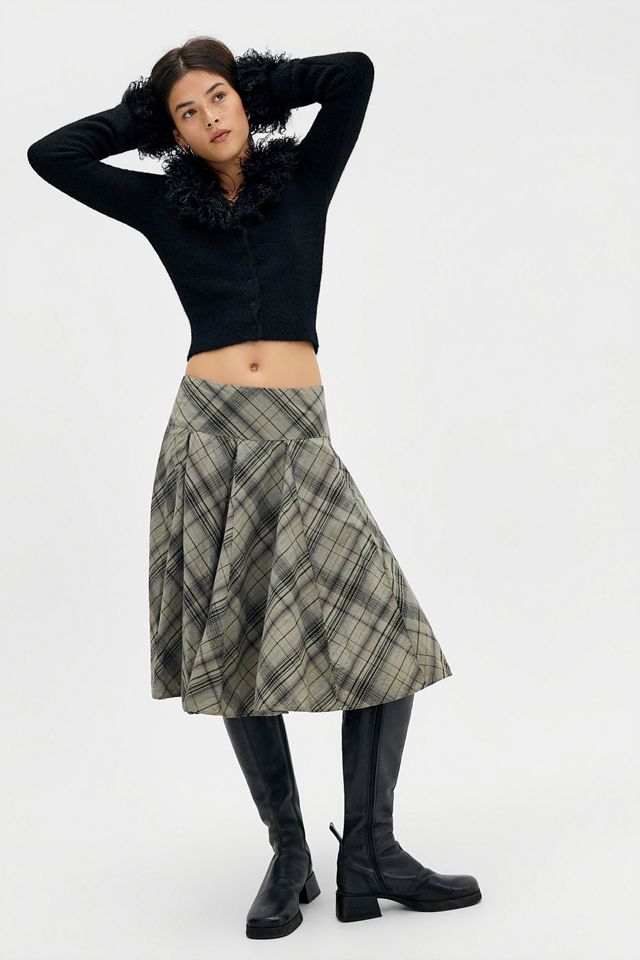 UO Melody Faux Fur Trim Cardigan #1