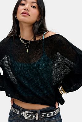 UO Nia Sheer East West Jumper