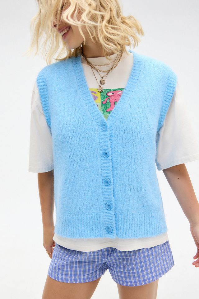 BDG Button Through Sweater Vest #3