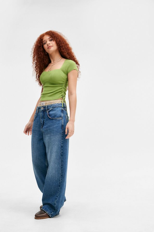 UO Cap Sleeve Drawcord Top #2