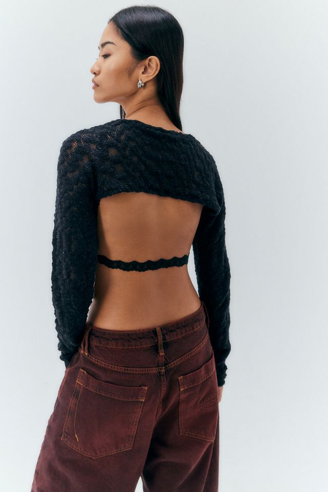 UO Slub Strick Bolero #3
