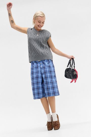 UO V-Neck Cable Knit Tank