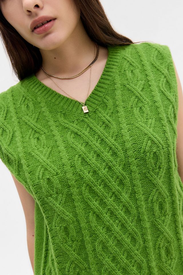 UO V-Neck Cable Knit Tank #1