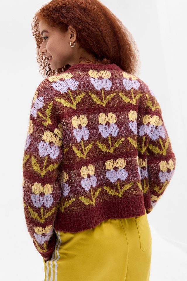 Kimchi Blue Dakota Floral Strickjacke #3