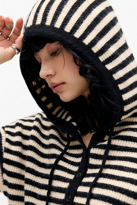 UO Tyler Button-Through Hoodie Product Page