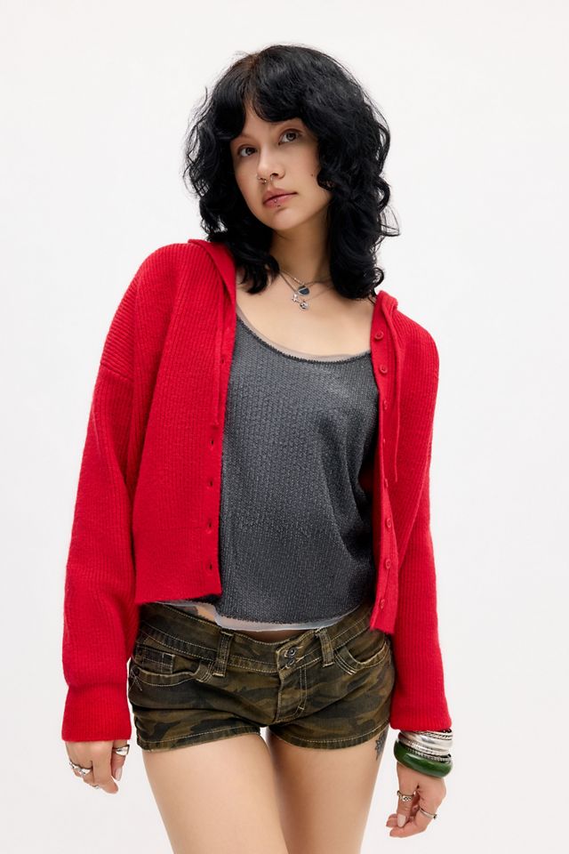 UO Tyler Button-Through Hoodie #3