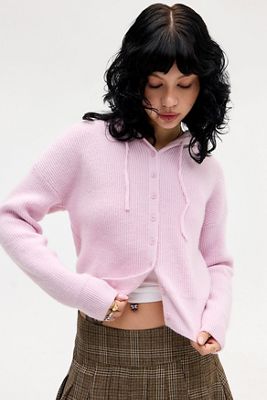 UO Tyler Button-Through Hoodie