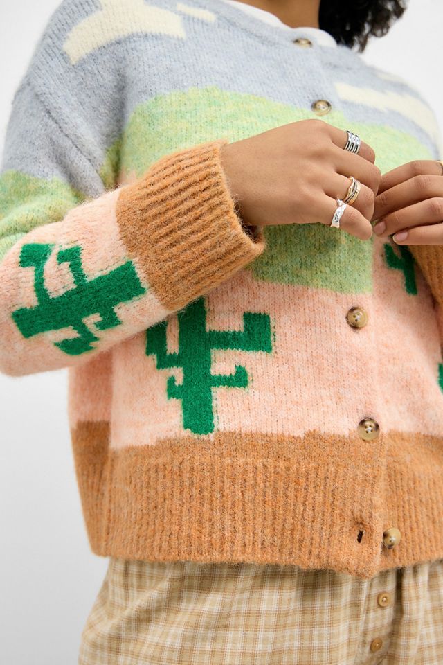 UO Cactus Crew Neck Cardigan #2