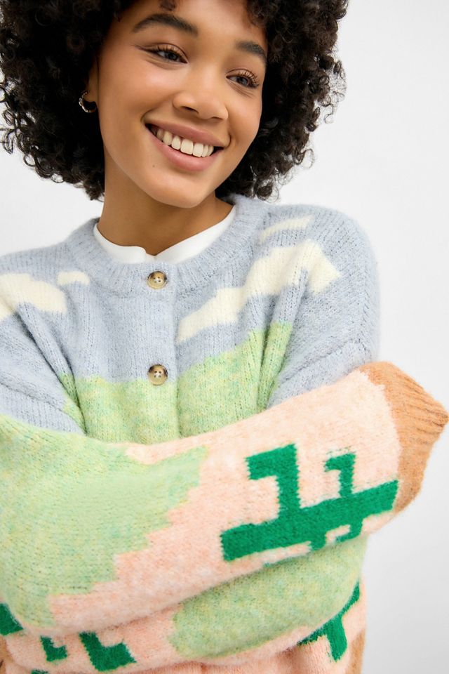 UO Cactus Crew Neck Cardigan #3
