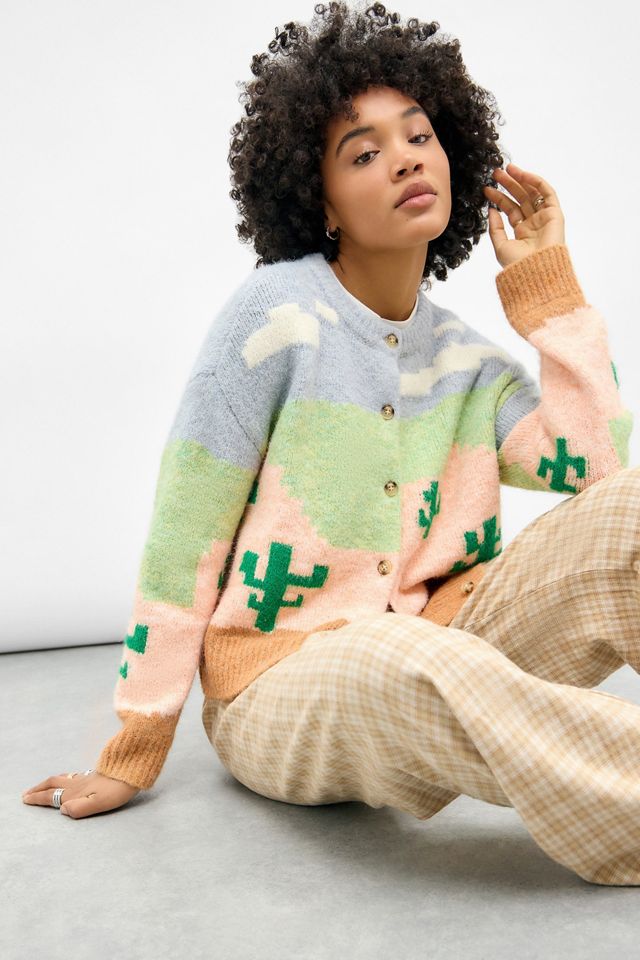 UO Cactus Crew Neck Cardigan #5