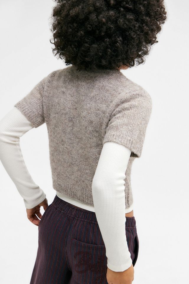 UO Lofty Short Sleeve Cardigan #3
