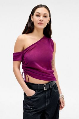UO Sheer Asymmetric Top
