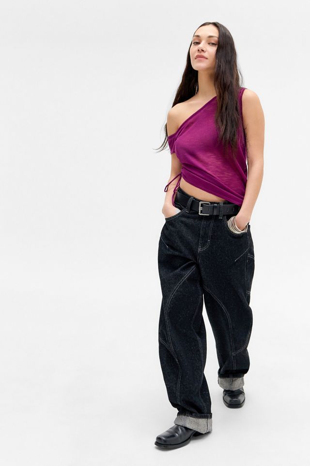UO Sheer Asymmetric Top #1