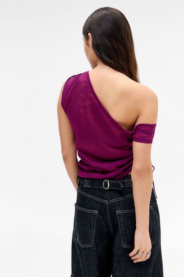 UO Sheer Asymmetric Top #3