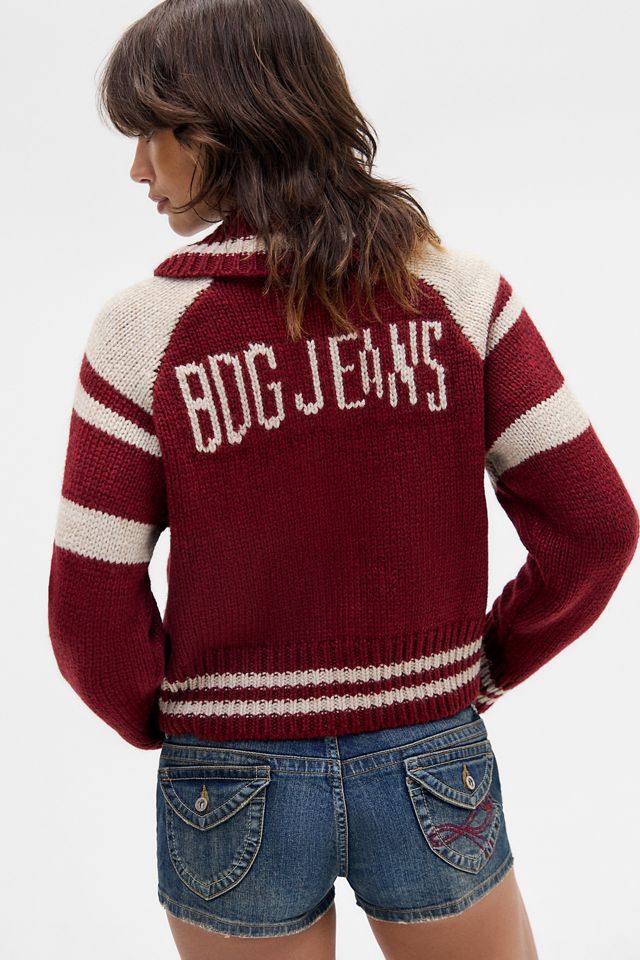 BDG Varsity Zip-Through Cardigan #6