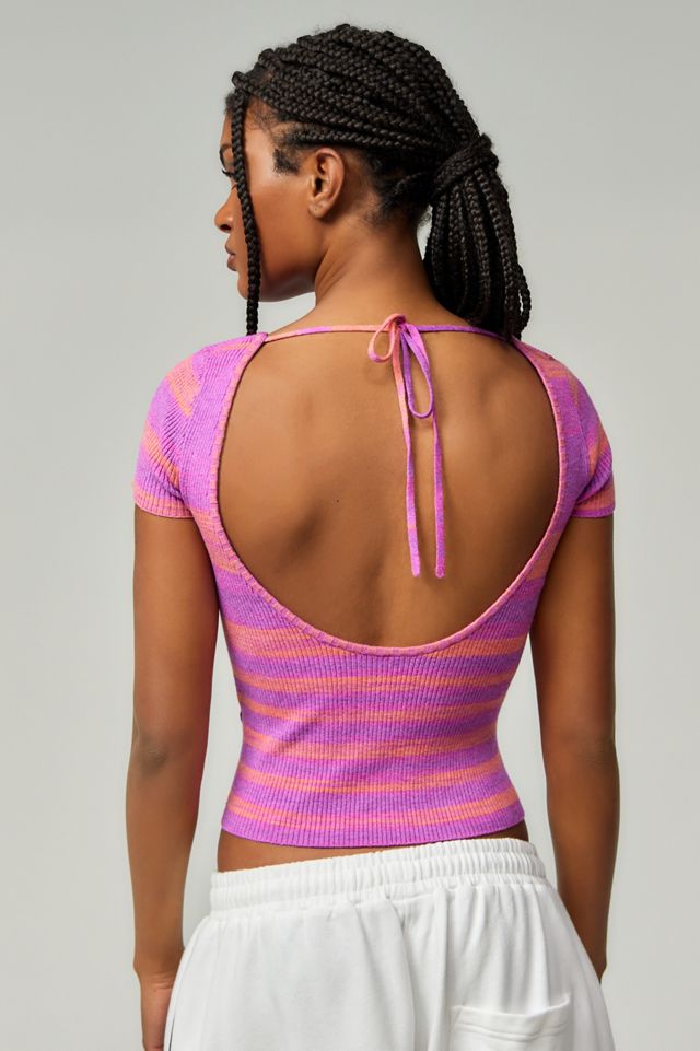 UO Space-Dye Knit T-Shirt #3