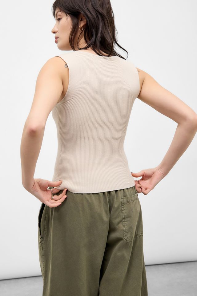 UO Sleeveless Rib Top #3