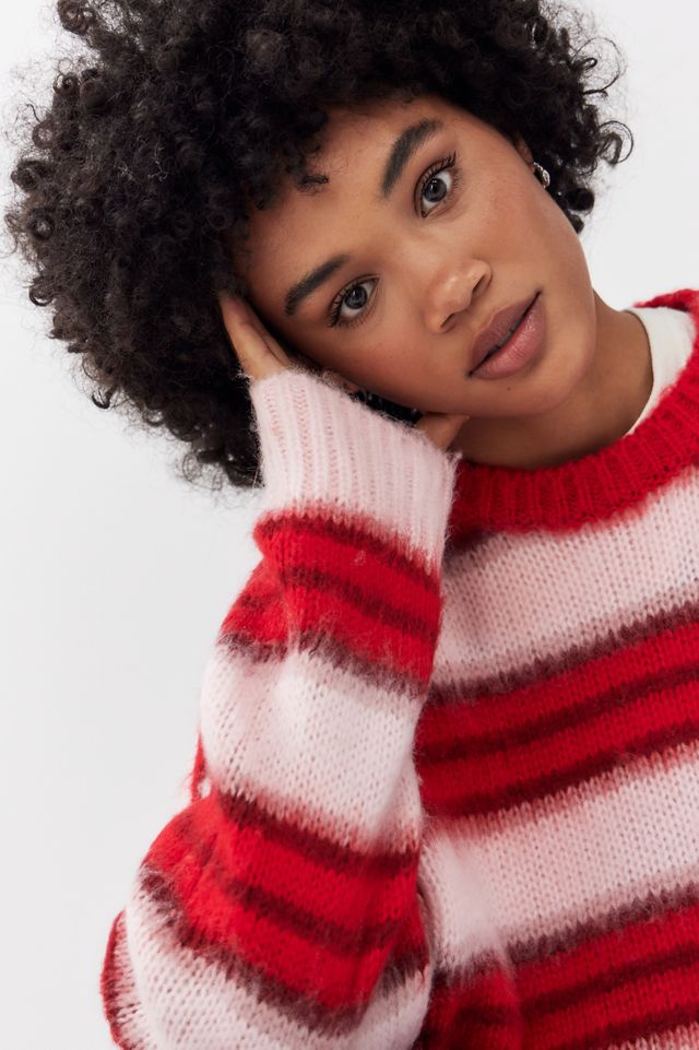 BDG Stripe Brushed Knit Jumper #1