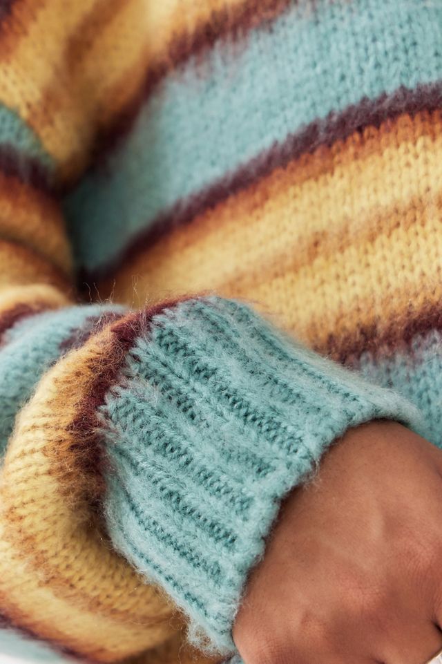 BDG Stripe Brushed Knit Jumper #3