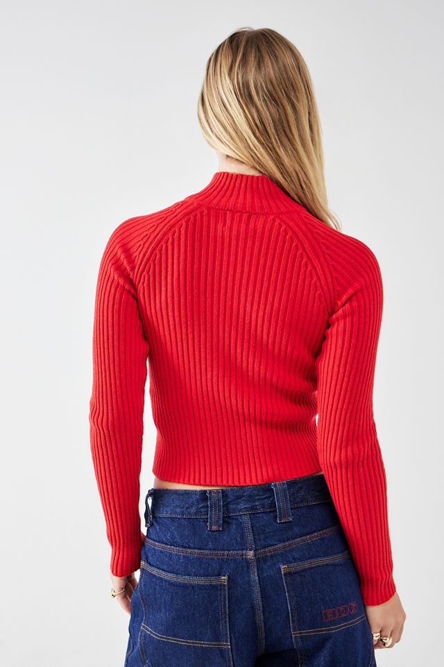 BDG Zip-Through Knit Track Top #5