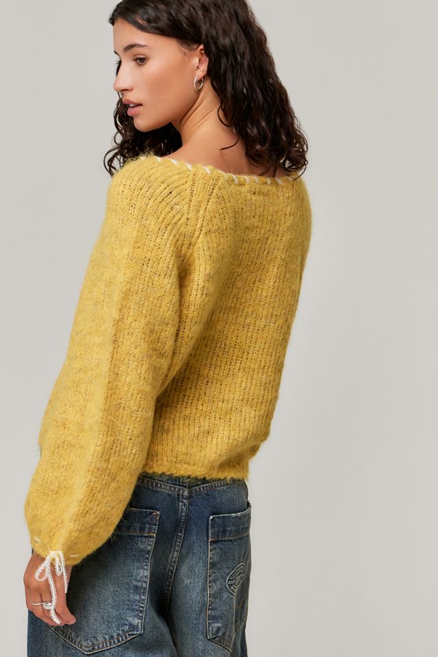 Kimchi Blue Balloon Sleeve Knit Jumper #3