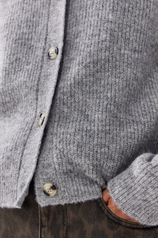 BDG Strickcardigan mit Kragen #1