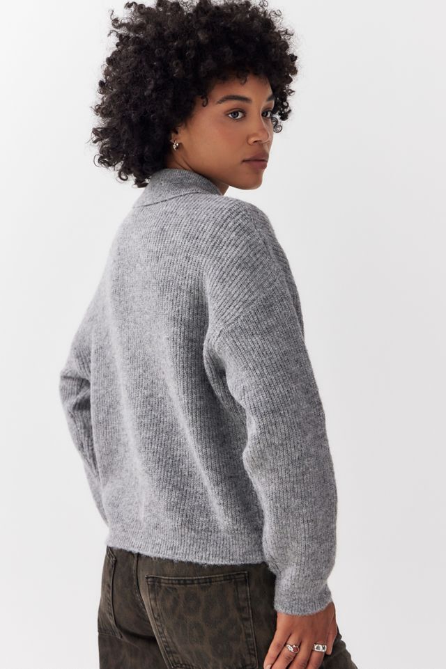BDG Strickcardigan mit Kragen #3