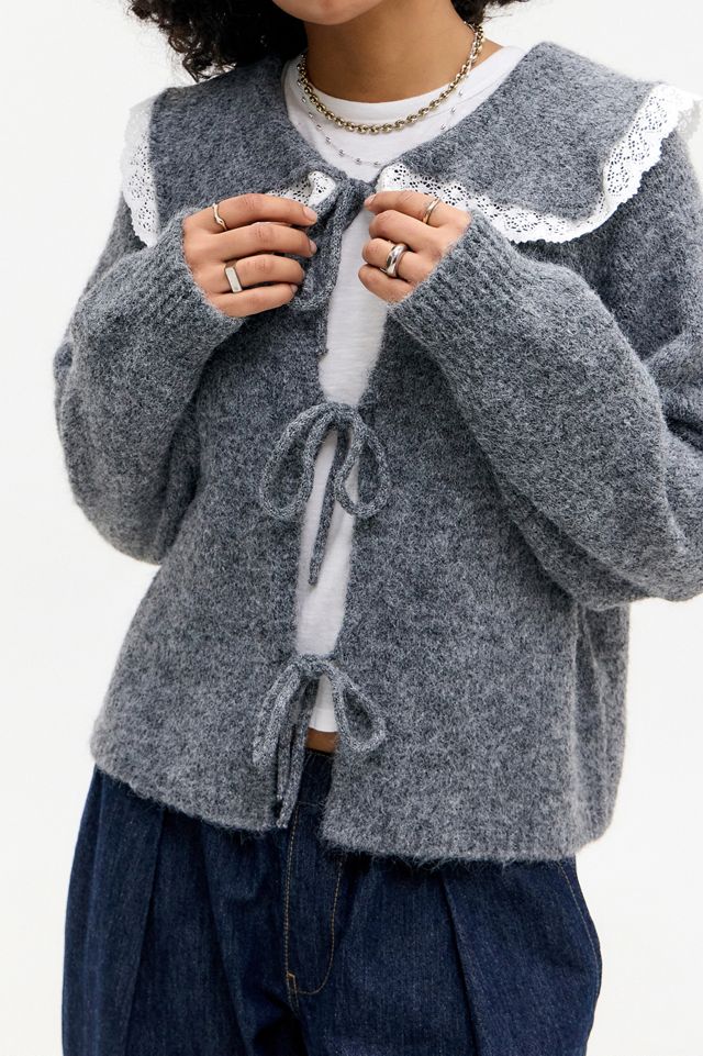 BDG Jesse Lace Collar Cardigan #1