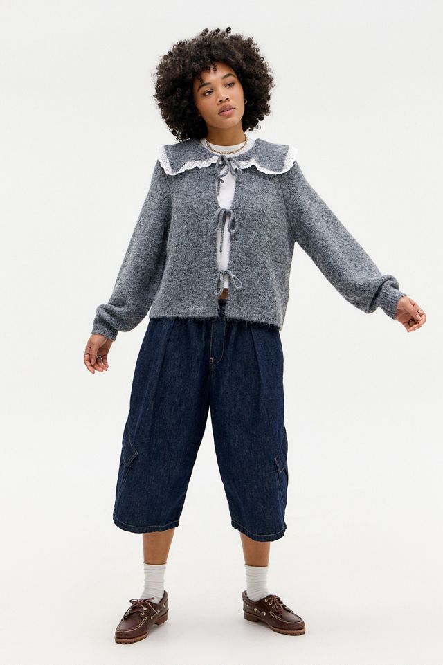 BDG Jesse Lace Collar Cardigan #2