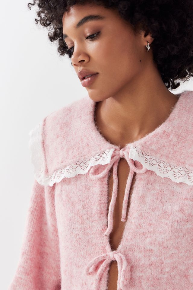 BDG Jesse Lace Collar Cardigan #3