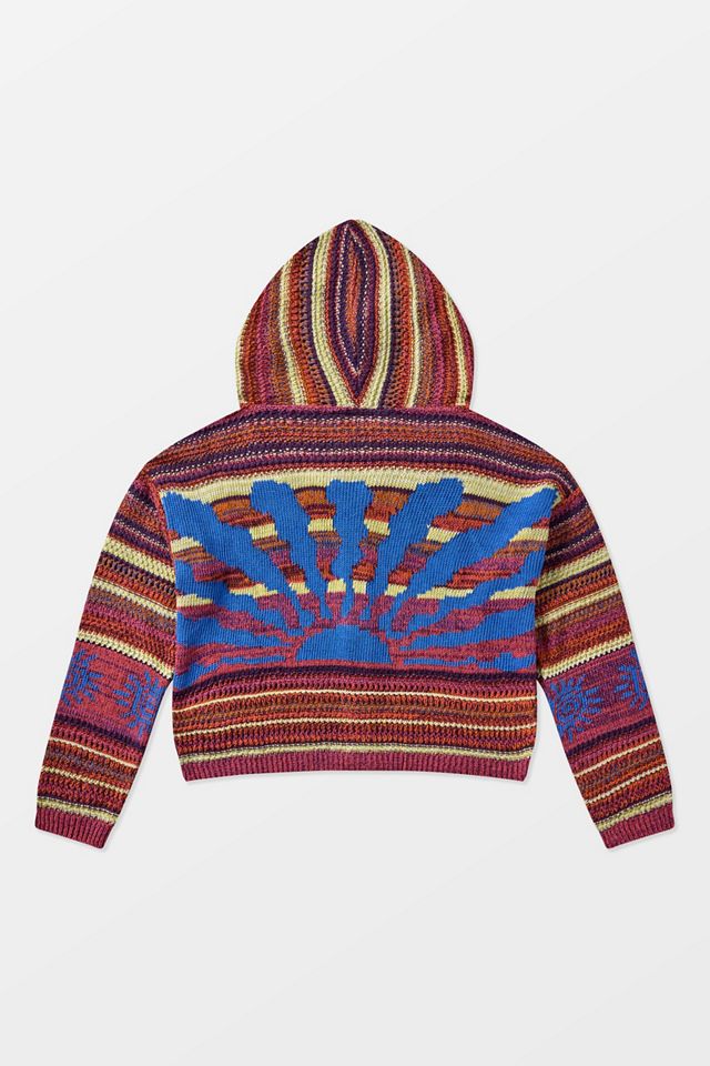 UO Sunshine Festival Knit Hoodie #6